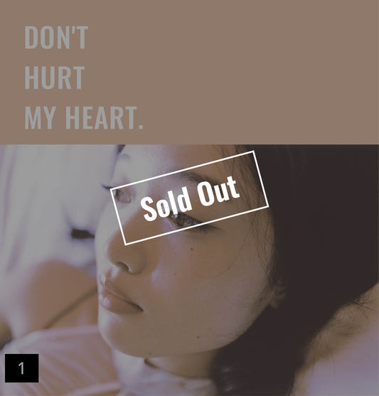 【001-025】I'm a Lover, not a Fighter.「Don't hurt my heart.」100部限定写真集