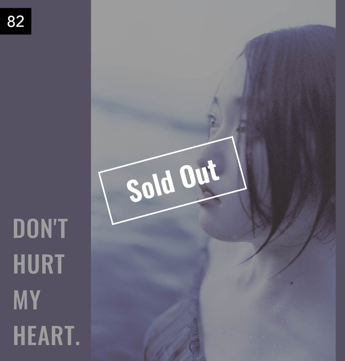 【076-100】I'm a Lover, not a Fighter.「Don't hurt my heart.」100部限定写真集