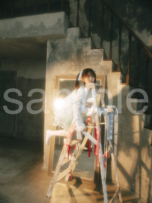 die with twin tails on step ladder noa-I