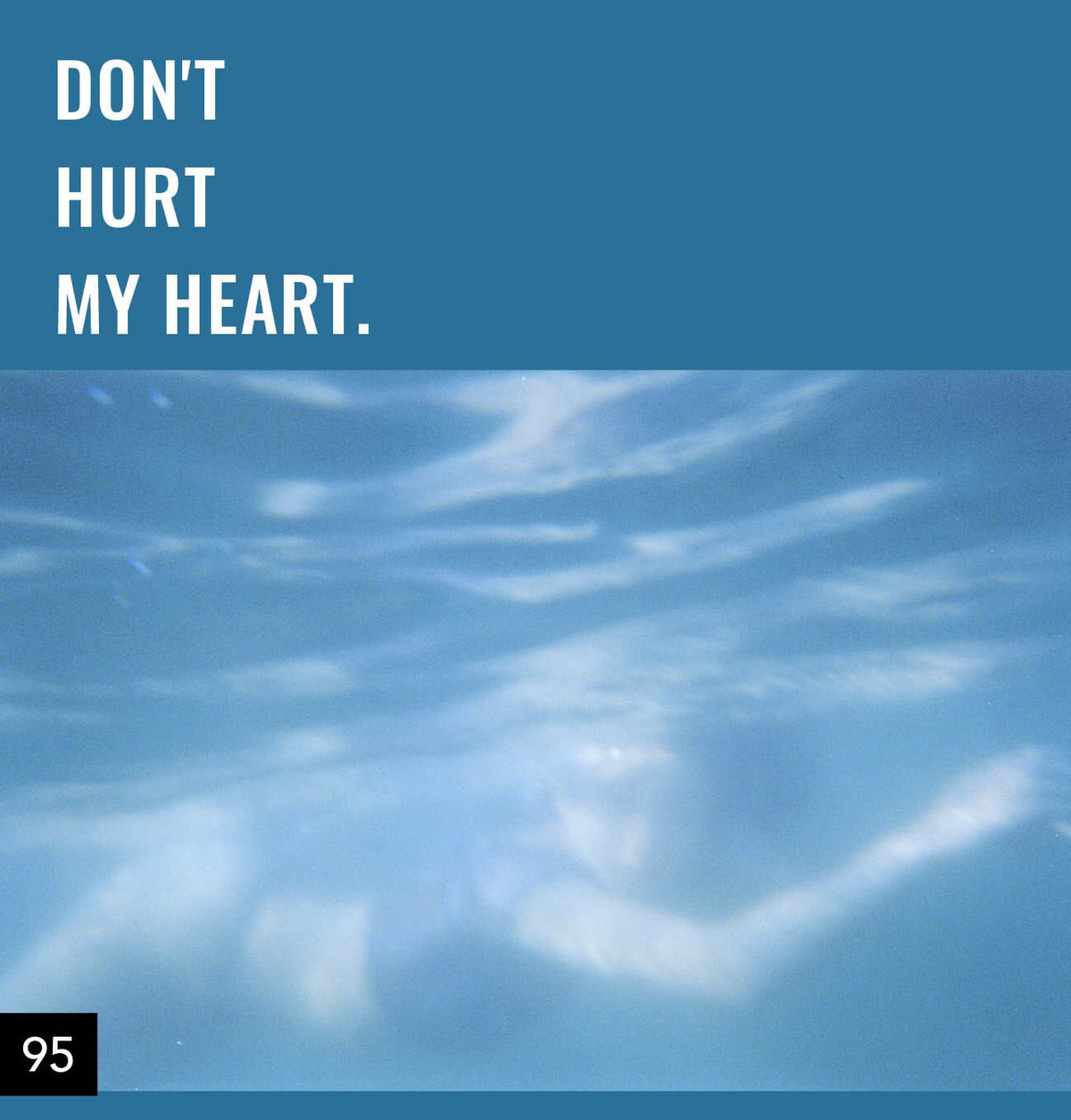 【076-100】I'm a Lover, not a Fighter.「Don't hurt my heart.」100部限定写真集