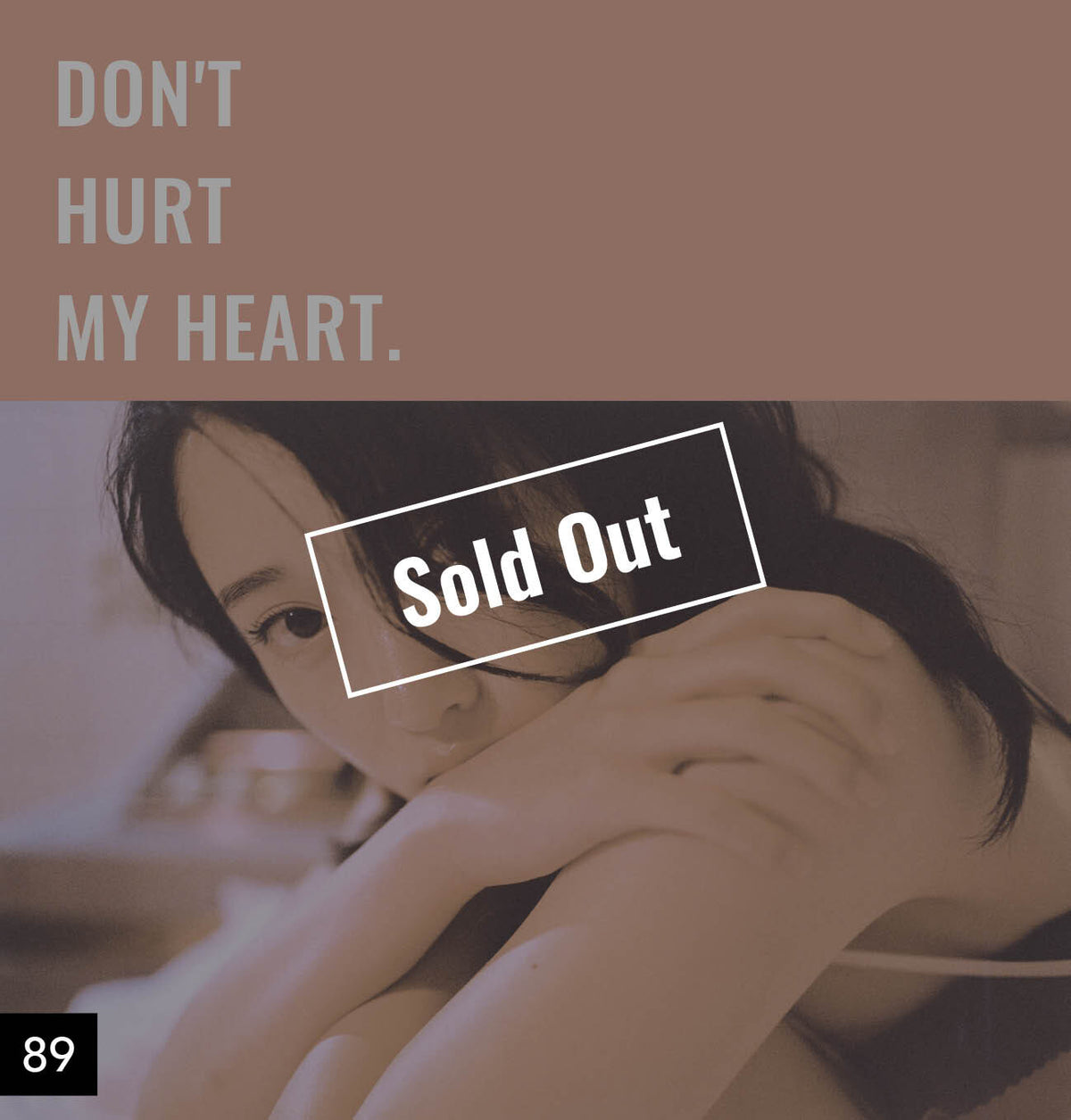【076-100】I'm a Lover, not a Fighter.「Don't hurt my heart.」100部限定写真集