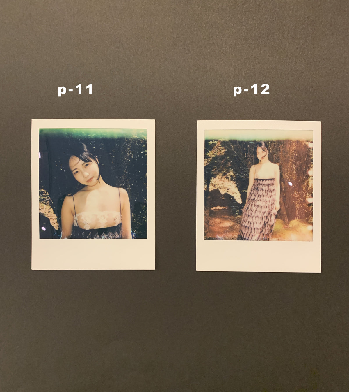戸田真琴×飯田エリカ写真集「神画」写真展 ポラロイド