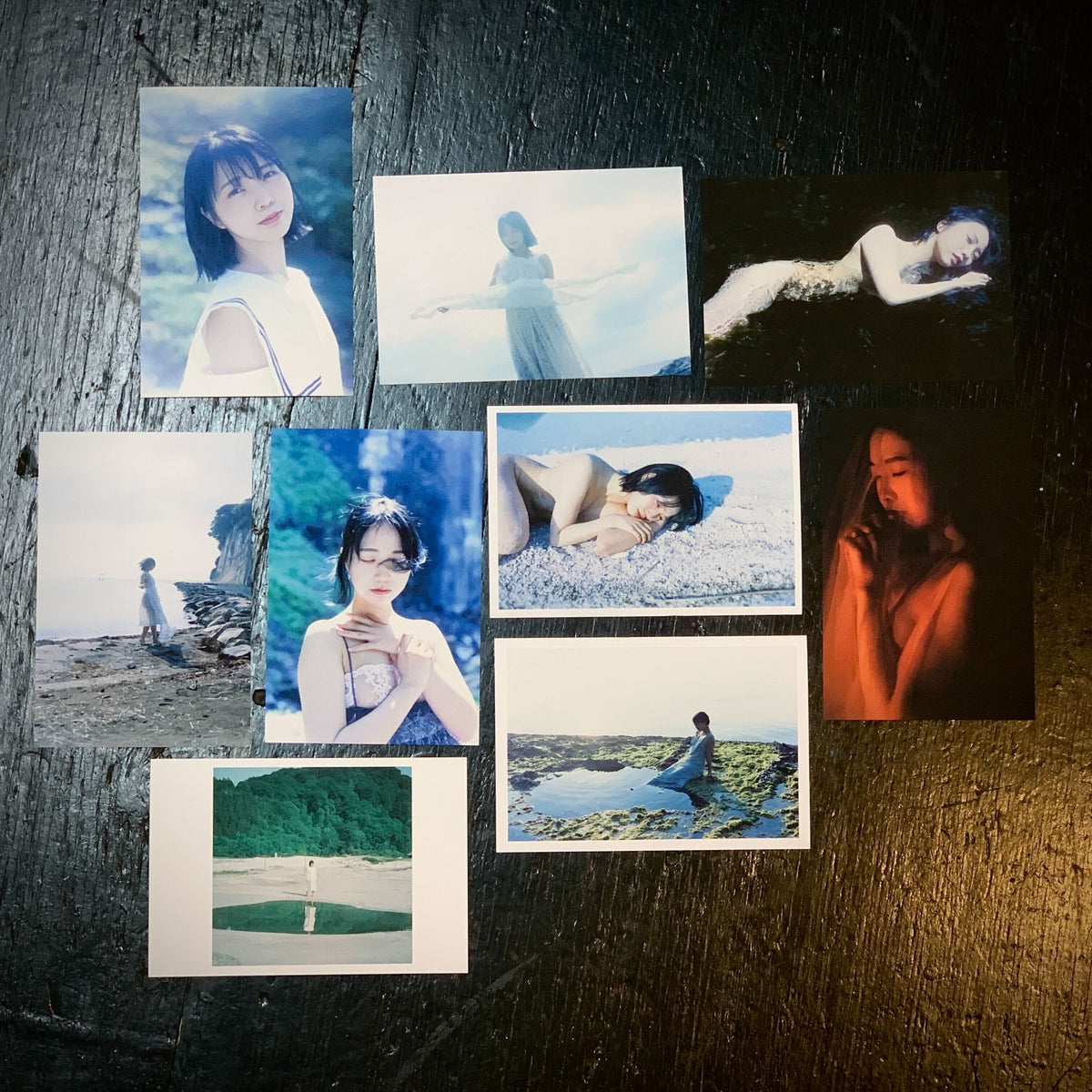 戸田真琴×飯田エリカ写真集「神画」写真展ポストカードランダム2種