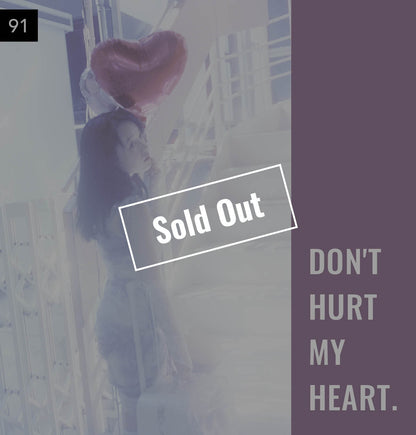 【076-100】I'm a Lover, not a Fighter.「Don't hurt my heart.」100部限定写真集