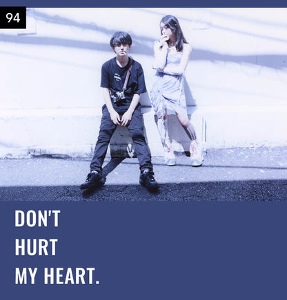 【076-100】I'm a Lover, not a Fighter.「Don't hurt my heart.」100部限定写真集