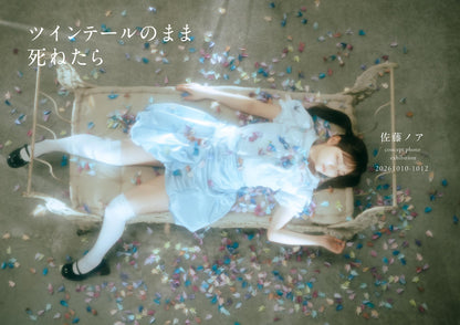 die with twin tails on step ladder noa-K