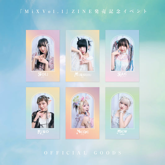 ZINE「MiX vol.1」魅惑の妖精 キラキラカード 6枚セット