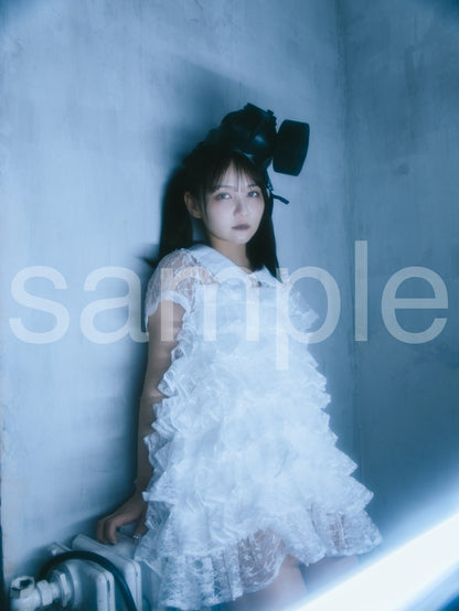 die with twin tails on mask noa-E