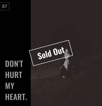 【076-100】I'm a Lover, not a Fighter.「Don't hurt my heart.」100部限定写真集