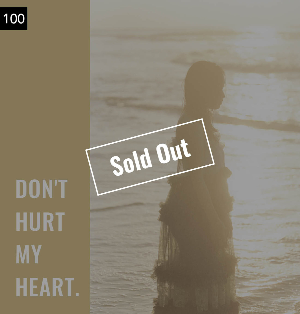 【076-100】I'm a Lover, not a Fighter.「Don't hurt my heart.」100部限定写真集