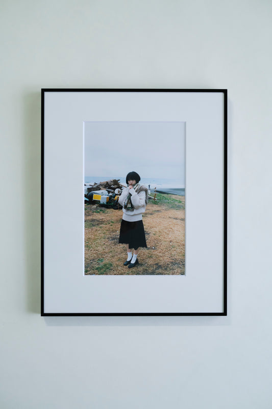 30飯田エリカ写真展「あたらしい命」四つ切額装写真
